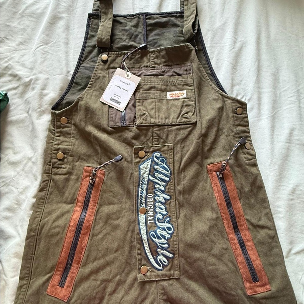 Denim overalls